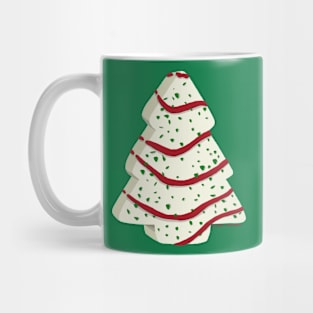 Christmas Tree Snack Cake Mug